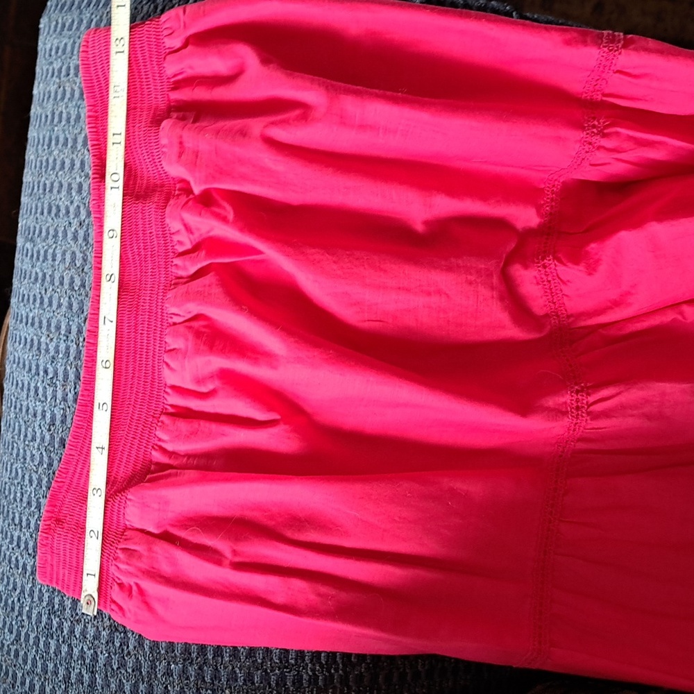 CHICO Vibrant Pink Tiered Skirt SIZE 0/12 - Picture 4 of 12